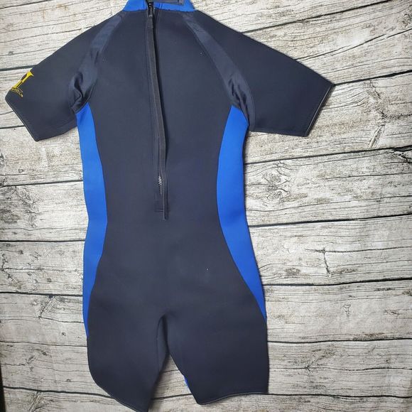 Stearns M wetsuit Men Blue Black shorty neoprene Size Medium - Picture 5 of 8